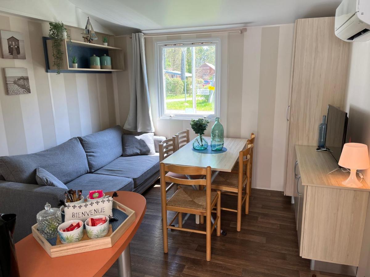 Mobil-Home Climatise Avec Piscine Aureilhan  Bagian luar foto