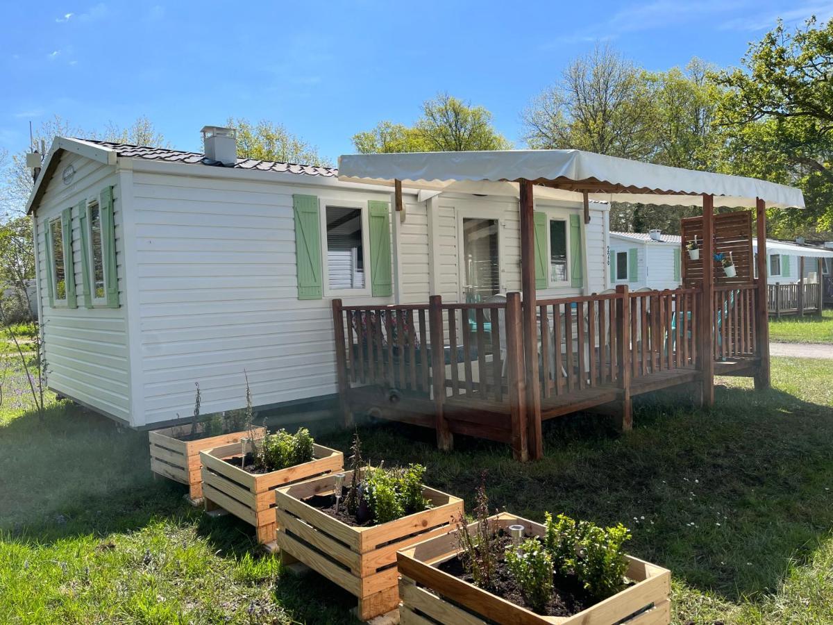 Mobil-Home Climatise Avec Piscine Aureilhan  Bagian luar foto