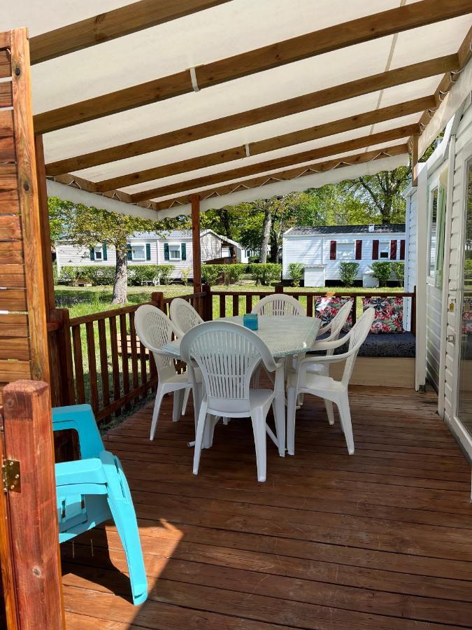 Mobil-Home Climatise Avec Piscine Aureilhan  Bagian luar foto