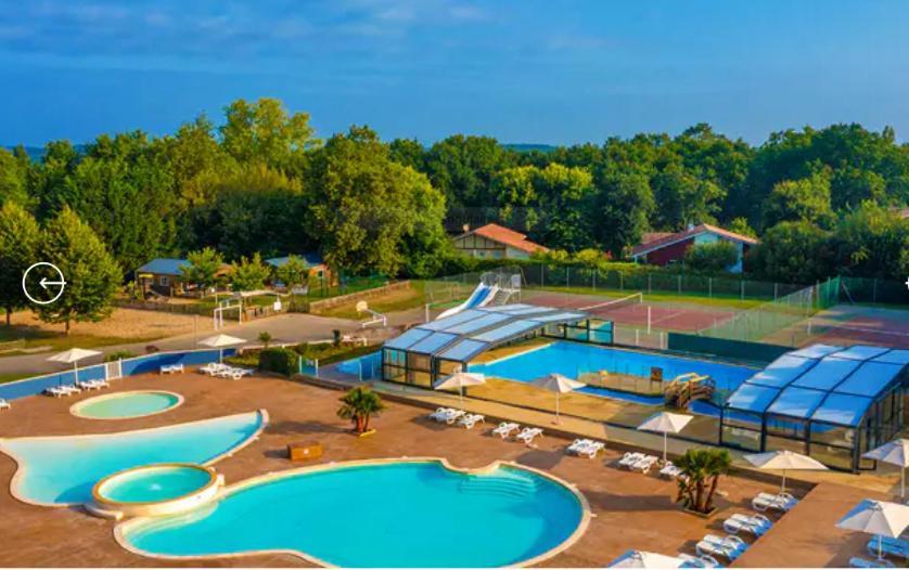 Mobil-Home Climatise Avec Piscine Aureilhan  Bagian luar foto